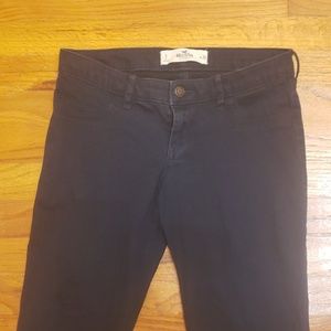 Hollister navy skinny jeans